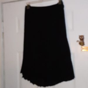 Black Pleated Skirt